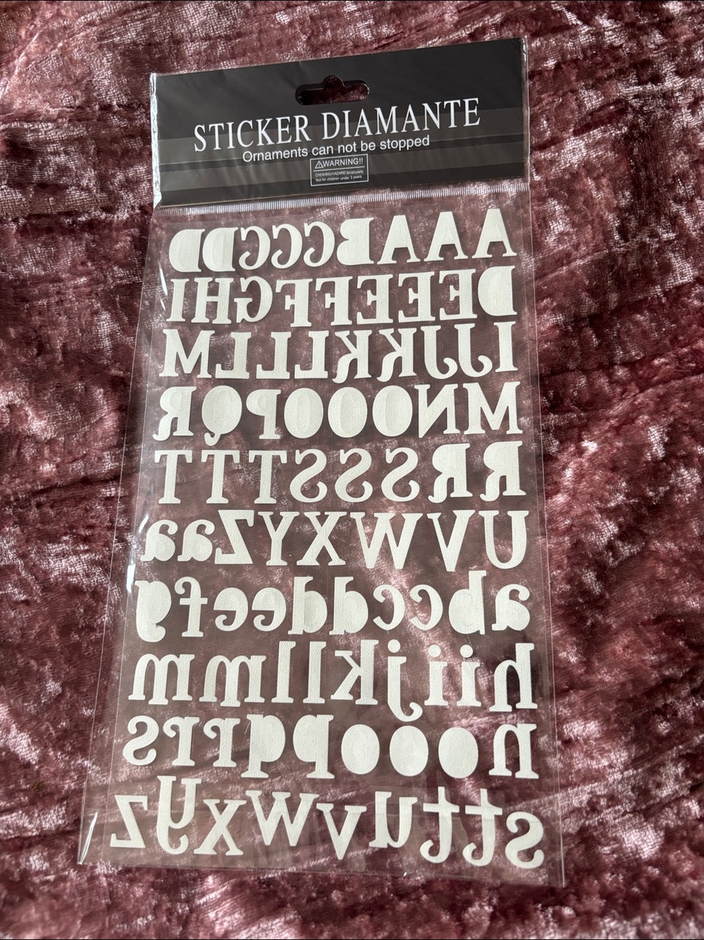 Set of Alphabet Scrapbook Stickers - Picture 13 of 13